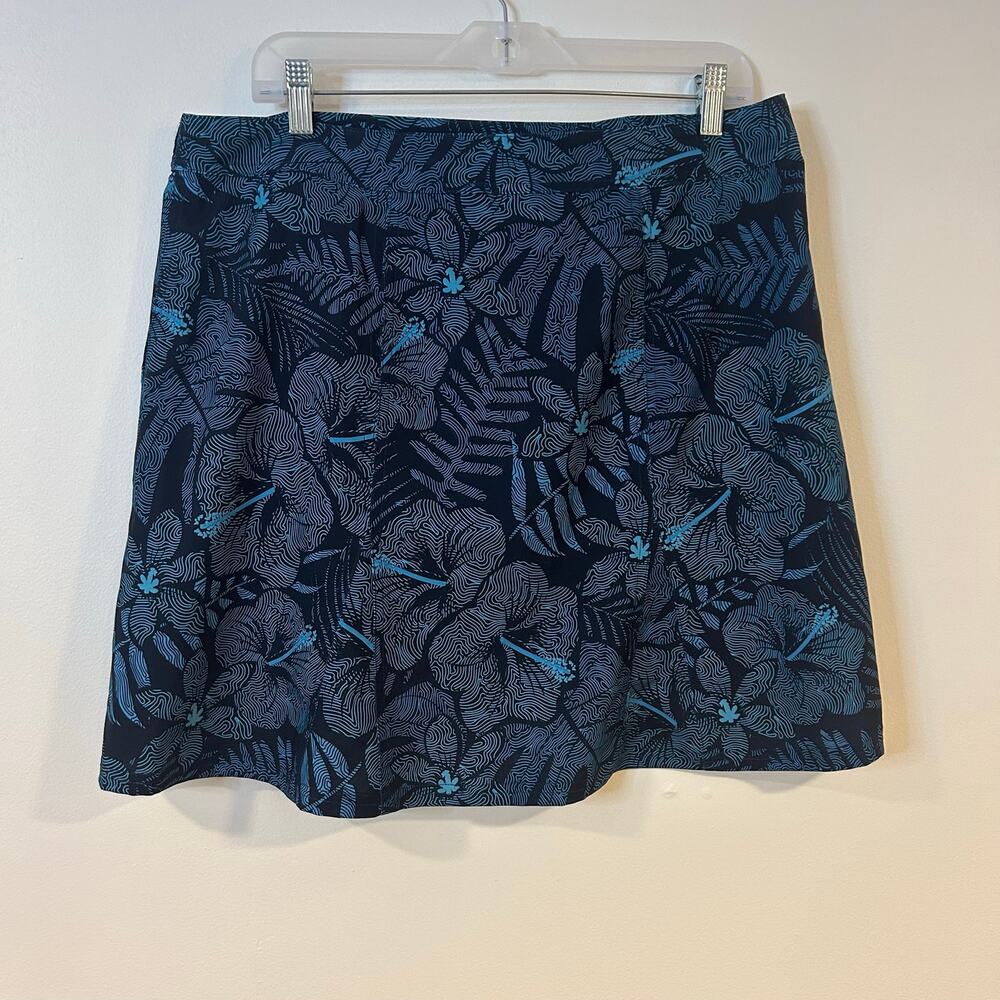 RIPSKIRT Sz L Hawaii Wrap Skirt Maui Moonlight Floral Beach Tennis Golf Pickleba - Picture 3 of 10